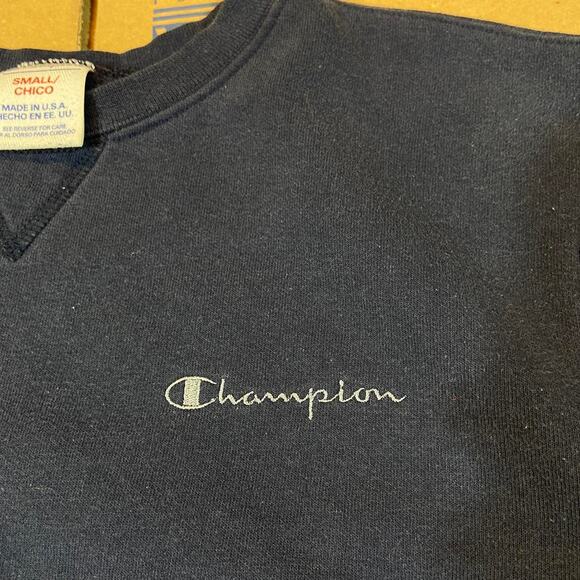 90s champion embroidered logo crewneck - Picture 3 of 4
